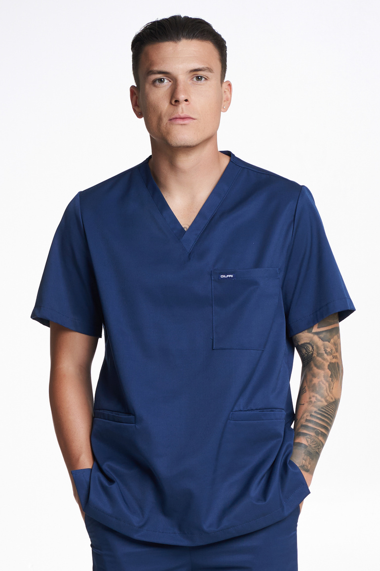 TRIEST - scrub top - Navy blue