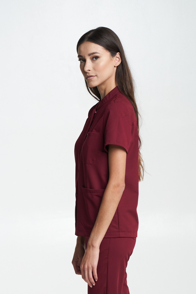 MATERA - dámská zdravotní halenka - Bordo