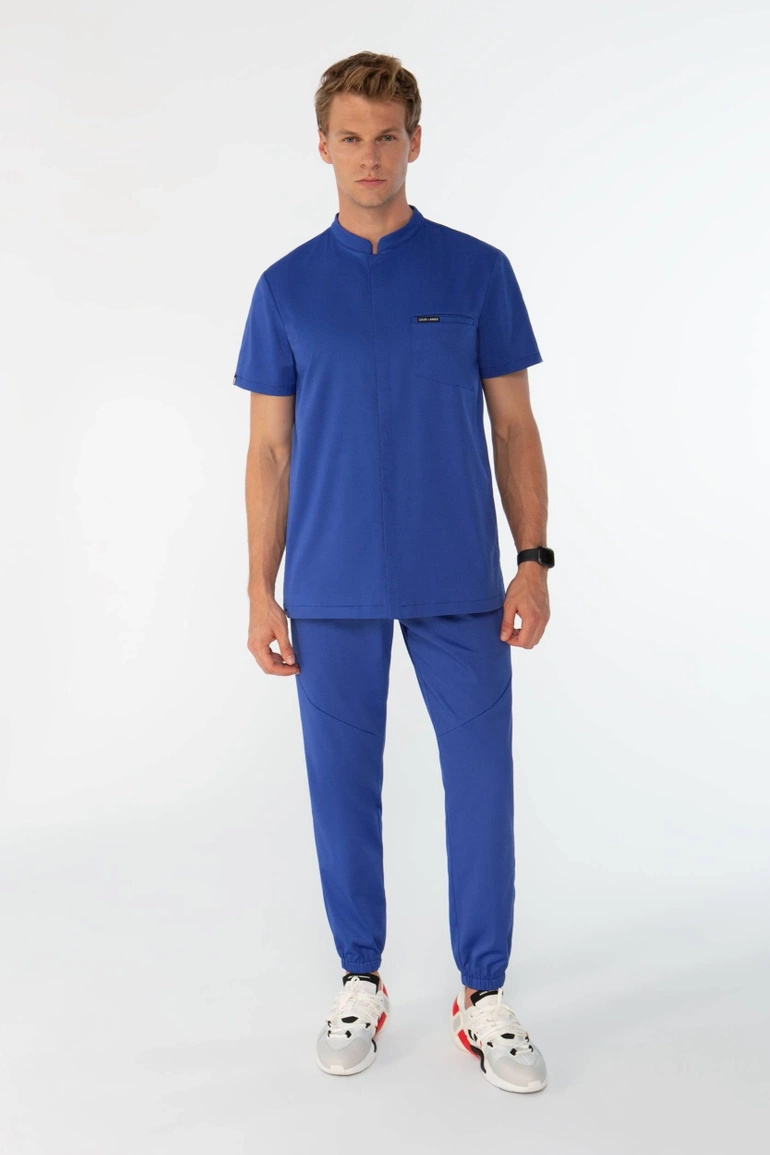 SAUMUR - pánské zdravotní joggery - Royal sapphire blue