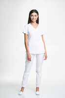 NARNI - joggery medyczne damskie - Winter white