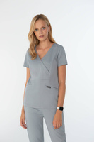 Damen-Medizinset Louis Lanier (Bluse Nantes, Joggerhose Arles) - Midnight grey