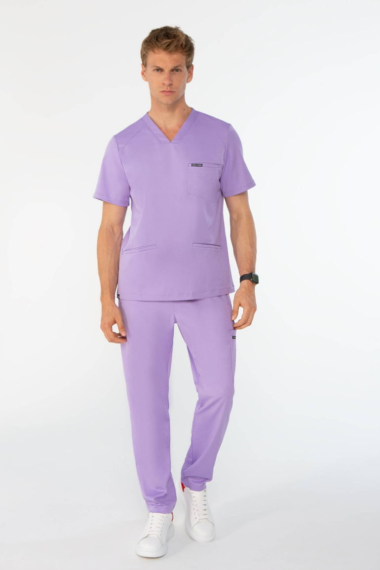 LORMONT - scrub top - Pastel violet