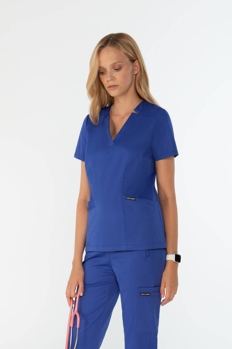 Women’s medical set Louis Lanier (Arras top, Arles joggers) Sapphire blue