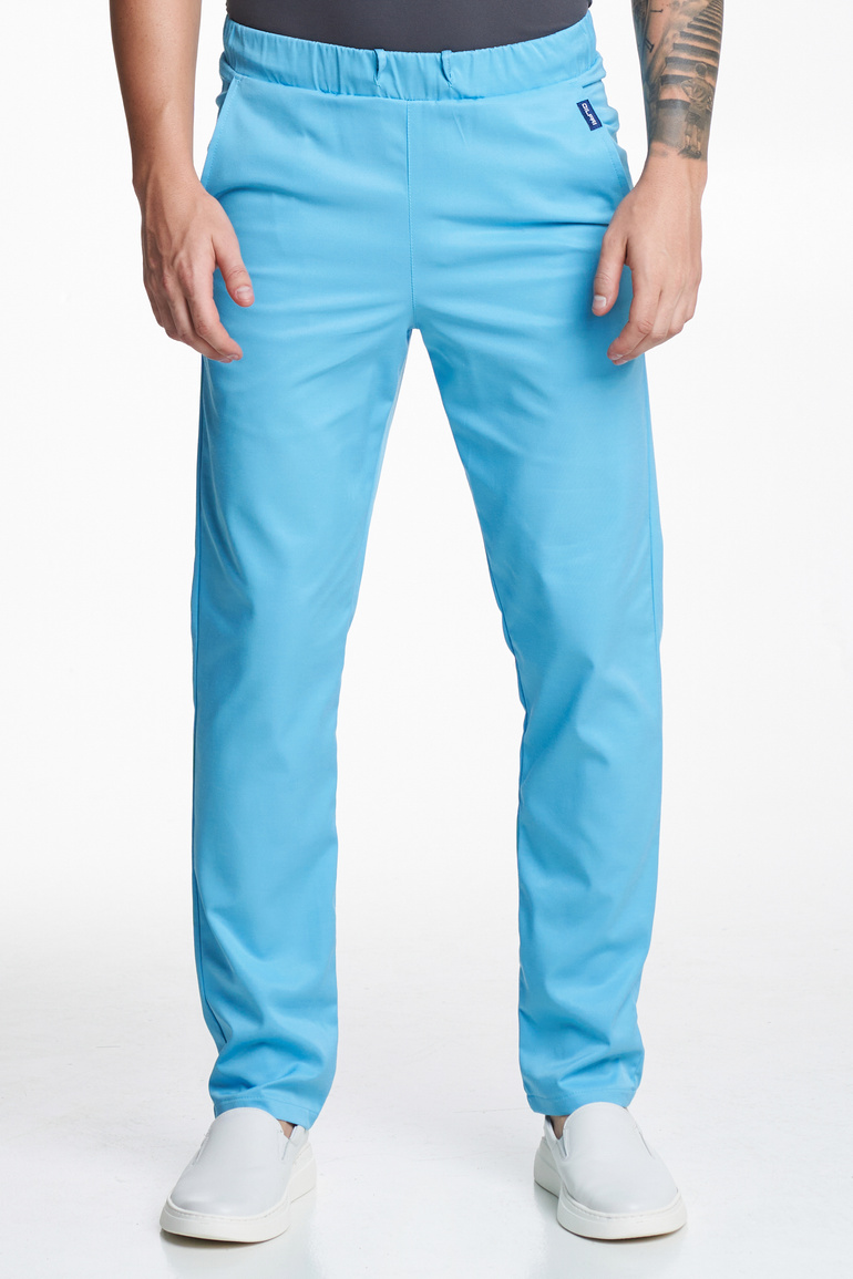 PRATO - Herrenhose - Soft blue