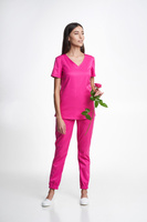 Damen-Medizin-Set CILFRI (Sora Oberteil, Narni Hose) Purple Fuchsia