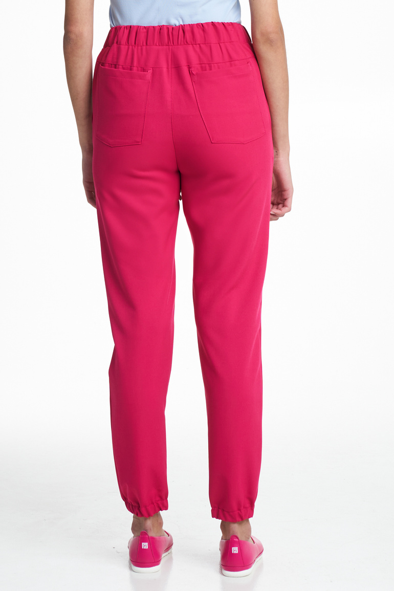 NARNI - jogger scrub pants - Amarant