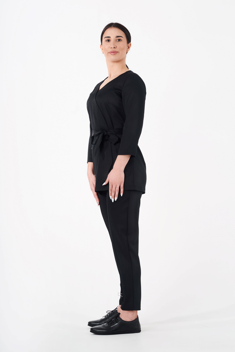 SIENA - bluza medyczna damska - Onyx black