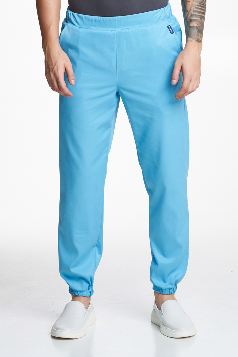 CENTO - men's medical joggers - Soft blue
