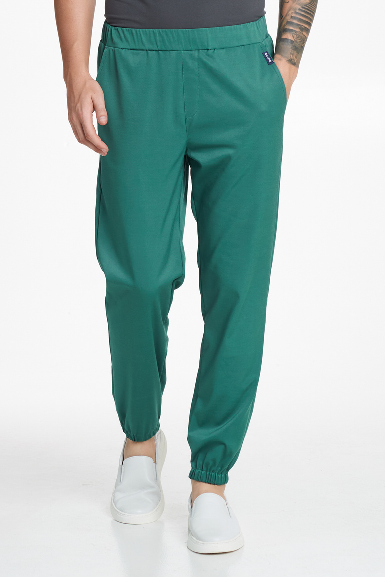 CENTO - men's medical joggers - Bold green