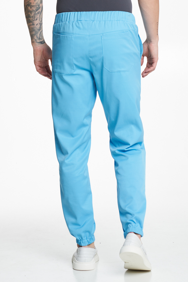 CENTO - men's medical joggers - Soft blue