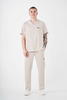 TULON - scrub top - Bone