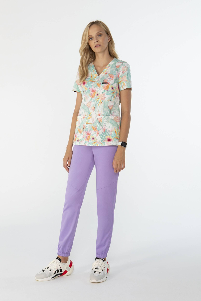 VANNES - Pastel Garden - dámská zdravotní halenka