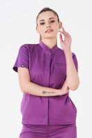 ROUEN - scrub top - Magenta
