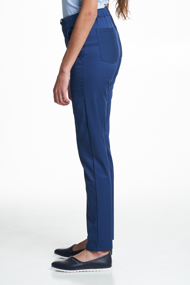 ALBA - scrub pants - Navy blue