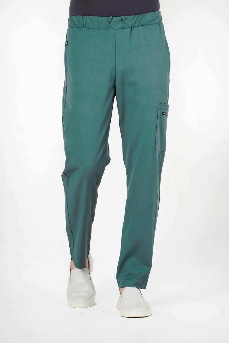 CENON - scrub pants - Deep Green