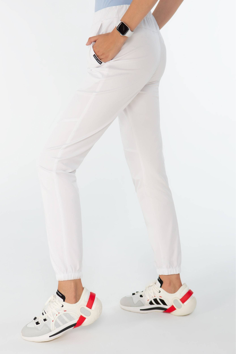 ARLES - joggery medyczne damskie - Alpine white