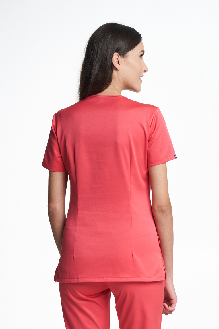 Women’s medical set CILFRI (Sora top, Alba pants) Raspberry red