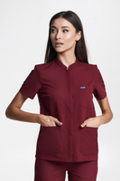 MATERA - bluza medyczna damska - Bordo