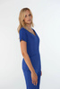 Damen-Medizinset Louis Lanier (Bluse Nantes, Hose Clamart) -Royal sapphire blue