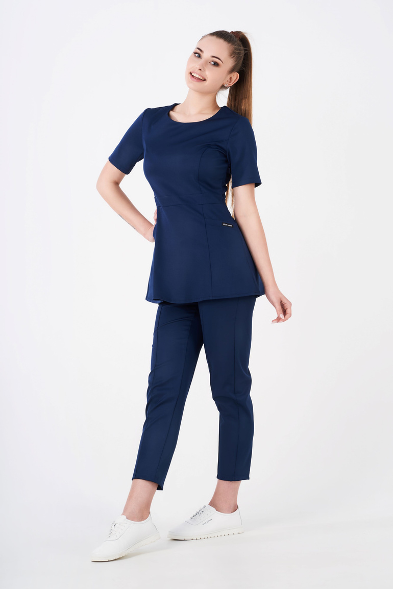 LYON - scrub top - Dark Blue