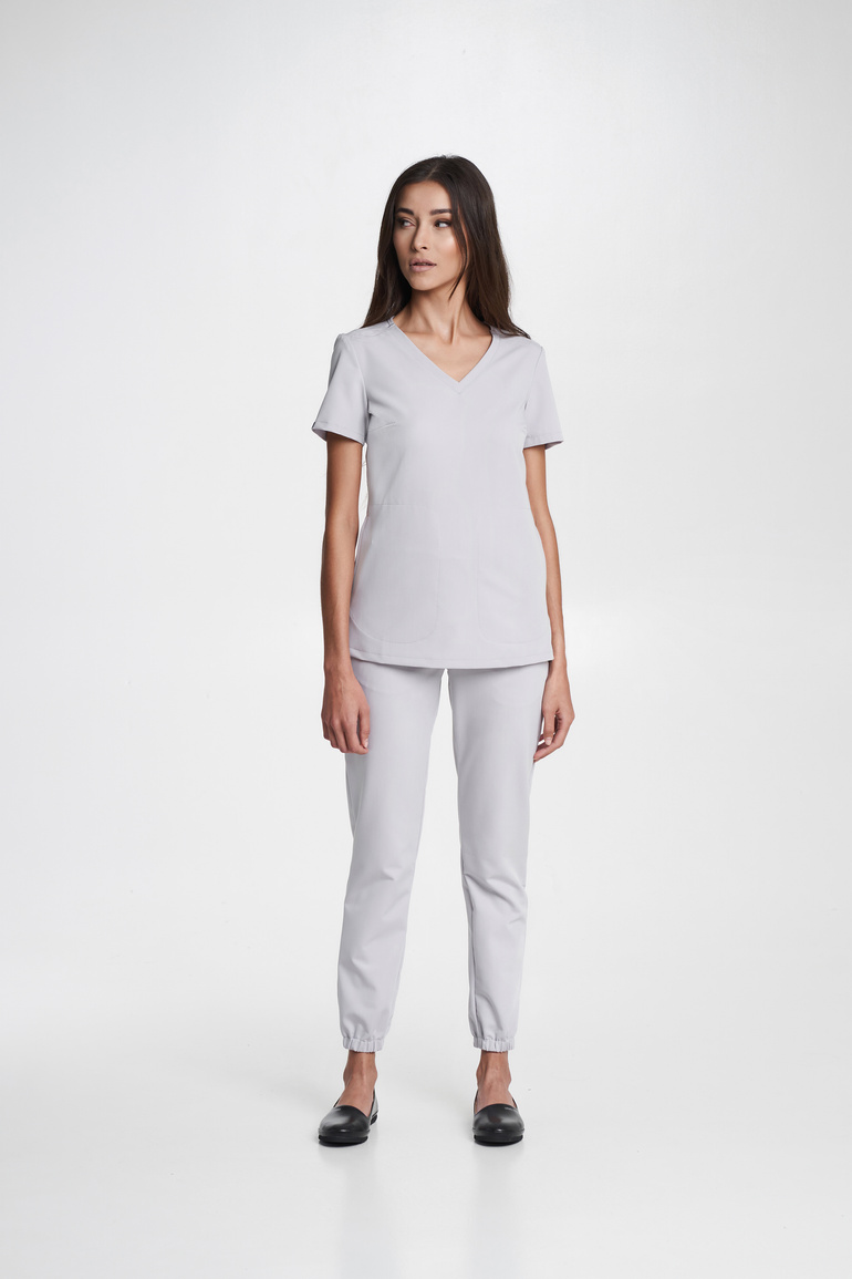 NARNI - dámské zdravotnické joggery - 	Light grey