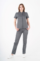 Komplet medyczny damski Louis Lanier (bluza Rouen, spodnie Clamart) Dark Grey