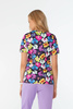 VANNES - Night Orchid - scrub top