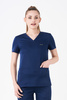 VANNES - scrub top - Dark blue