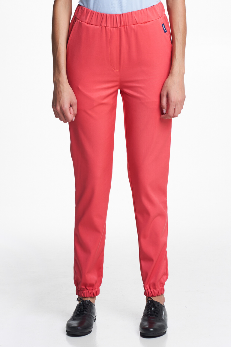 NARNI - joggery medyczne damskie - Raspberry red
