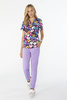 VANNES - Night Orchid - scrub top