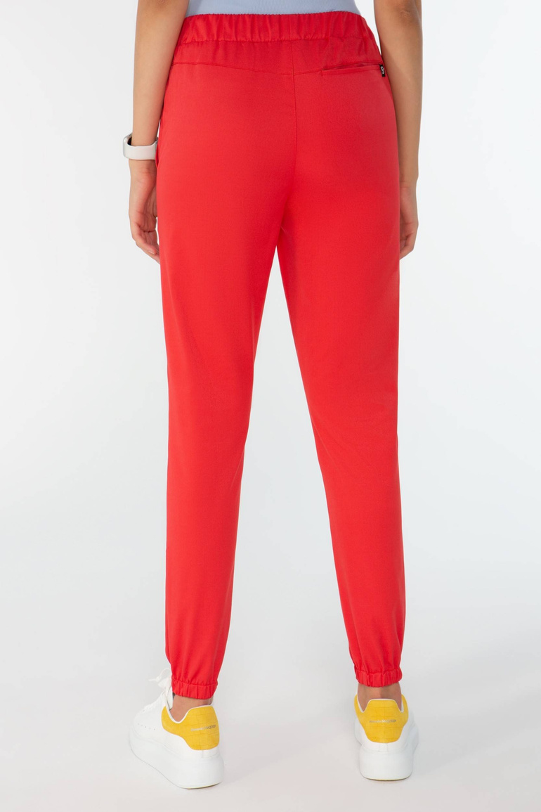 ARLES – dámské zdravotnické joggery - Scarlet red