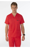 LORMONT - scrub top - Scarlet red