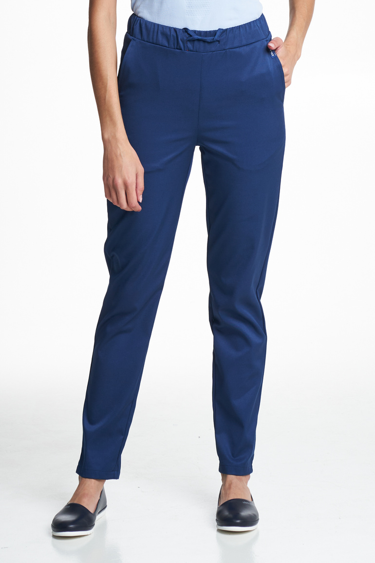 ALBA - spodnie medyczne damskie - Navy blue