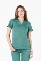 VANNES - bluza medyczna damska - Deep Green