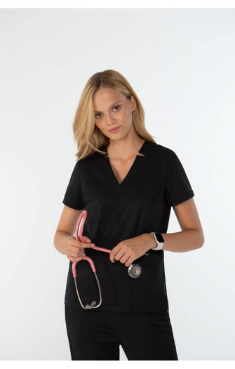 ARRAS - bluza medyczna damska - Onyx black