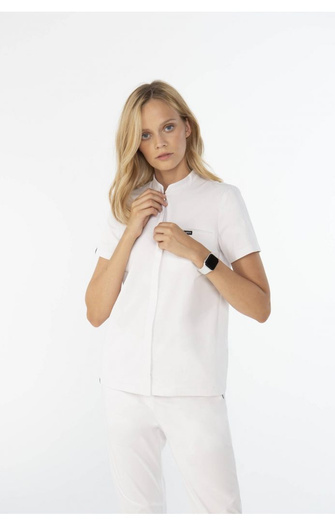 Komplet medyczny damski Louis Lanier (bluza Rouen, spodnie Arles) Alphine white